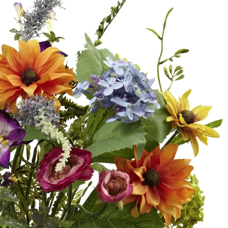 

Stylish, Colorful Artificial Mixed Flower Arrangement with Vase, Perfect Gift Idea for All Occasions