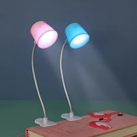 mini led clamp night lamp clip on light reading table book convenient goods children bedroom nights indoor lighting for home