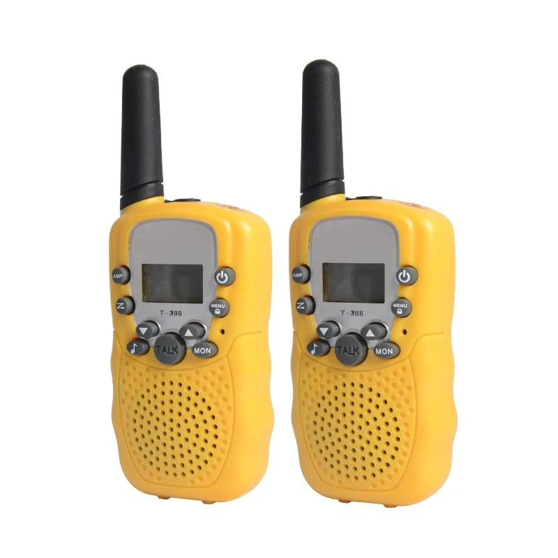 

FOR Children's walkie-talkie T-3 mini walkie-talkie UHF 462.550-467.7125MHz two-way radio 0.5W 22CH children's toy LCD monitor
