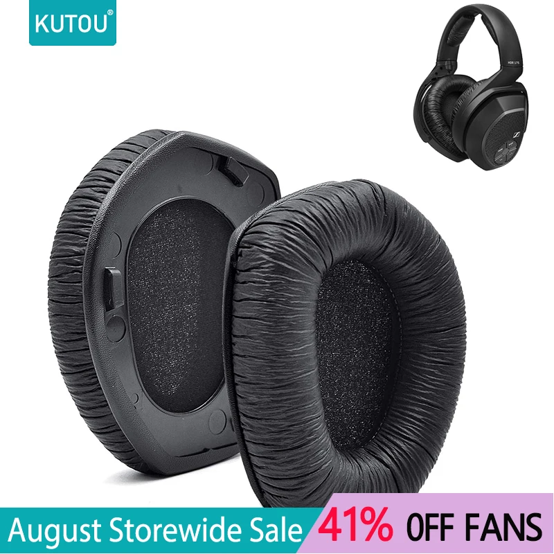 

KUTOU Earpads For Sennheiser HDR RS165 Replacement Ear Pads RS175 Headphones Earpads RS185 Cushions RS195RF Foam Pad Headban