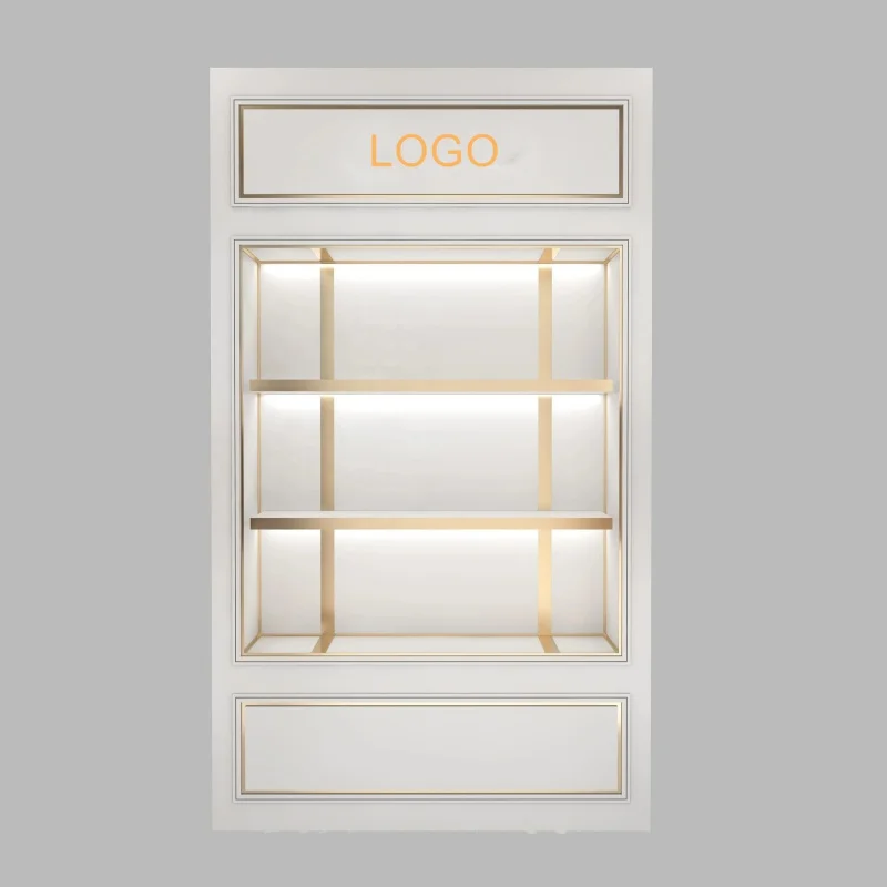 На заказ деревянная стеклянная арматура для магазина с замком рамка из