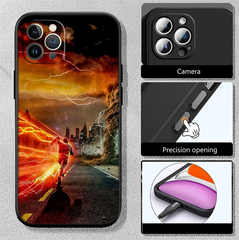 Новый высококачественный чехол для мобильных телефонов Art Flash iPhone SE X XS XR 11 Pro Max 8 7 6