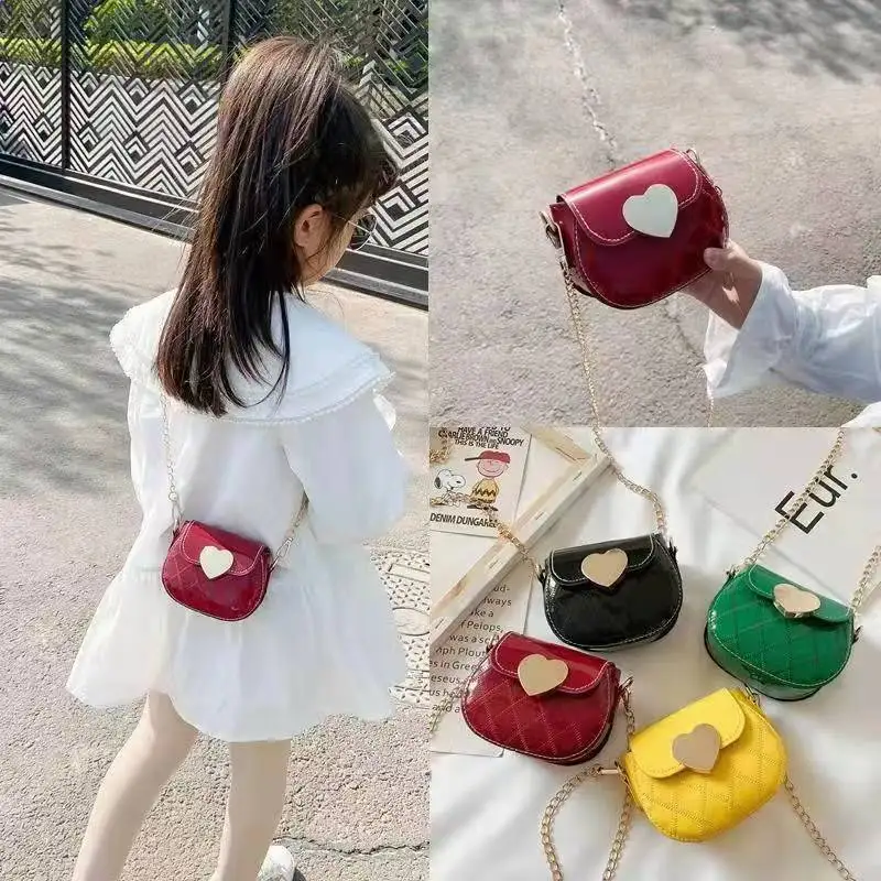 Children's Bag Cute Girl Princess Crossbody Bag Fashion Shoulder Bag Fashion Baby New Year Zero Wallet Crossbody Bag