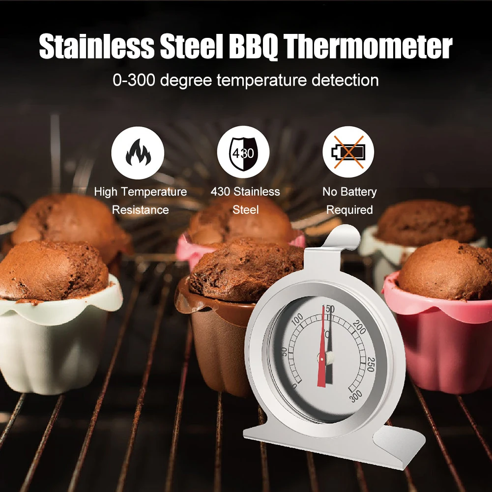 

Термометр для духовки, из нержавеющей стали, 300 ° C