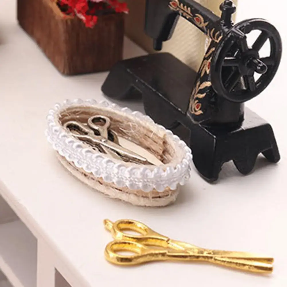 

Миниатюрная коррозионная корзина, милая Изысканная корзина для декора, имитация плетеной вручную корзины