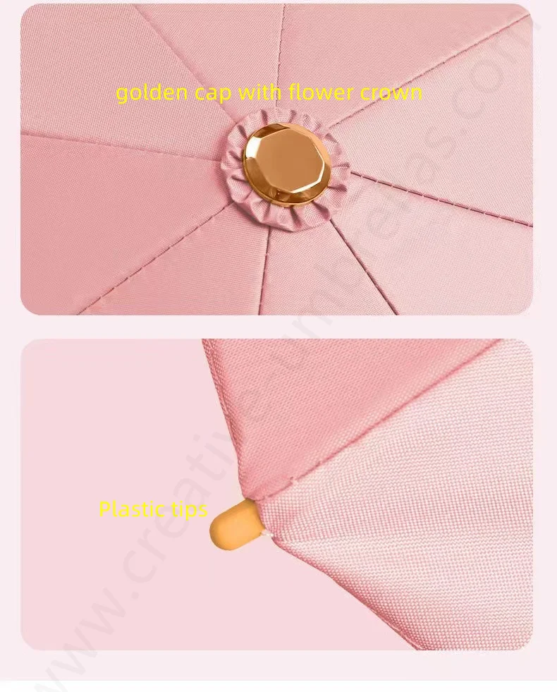 Суперсветильник роскошный двухслойный градиентный солнцезащитный зонт в стиле