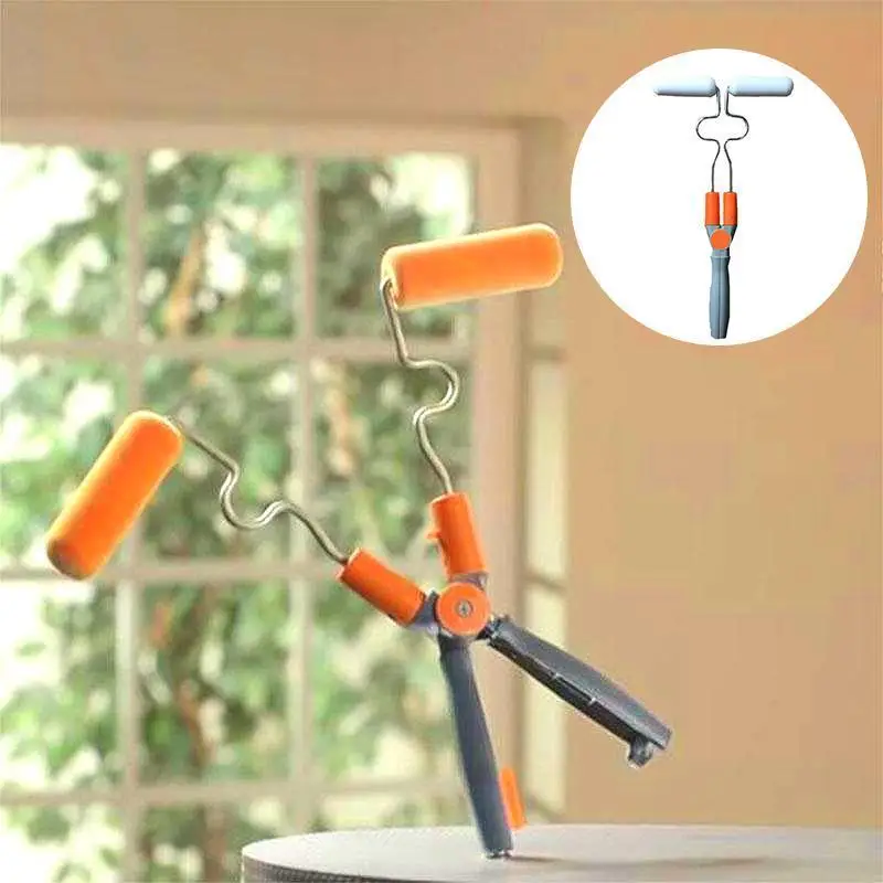 

Настраиваемый ролик для краски с двойной головкой, безвоздушный распылитель краски, инструменты для порошкового покрытия, Пескоструйный п...