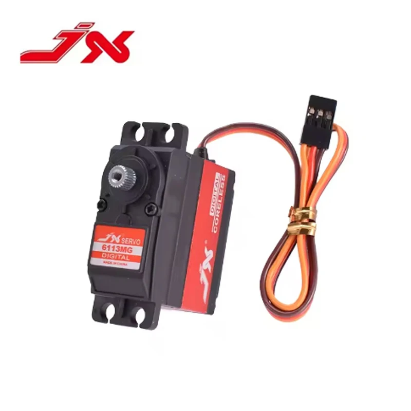 Фото JX RC Servo PDI-6113MG 13 кг 0,103 с высоким крутящим моментом, металлическая шестерня, бессердечный стандартный цифровой сервопривод для радиоуправляемых самолетов, детали самолетов №3