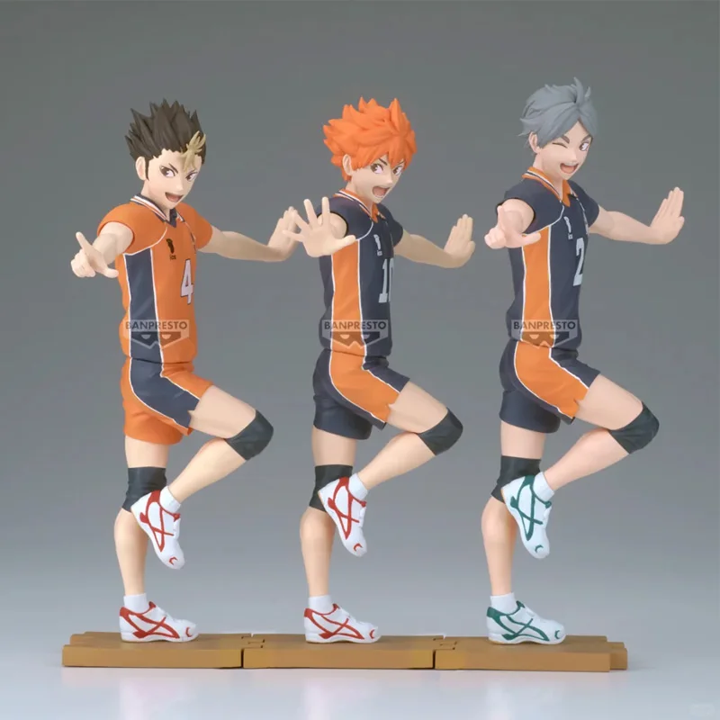 Фото Предзаказ: Официальный оригинальный товар Bandai по мотивам Haikyuu!! Фигурка-диорама с изображением Шойо Хинаты и Ю Нисинои Коуши Сугавары из аниме «Волейбол» (Yamaguchi) №1