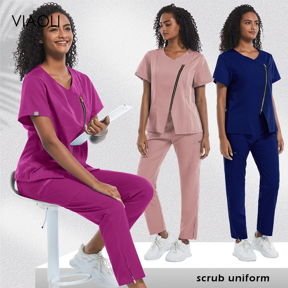 

Модная модернизированная одежда для врачей, медсестер, рабочие комплекты хорошего качества, Женская медицинская униформа для клиники, одежда для ветеринарии, мягкая Рабочая одежда