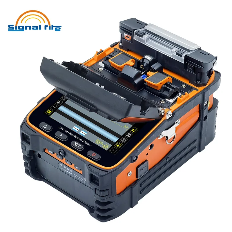 NEW Original AI-9 Signal Fire Splicing Machine Fusion Splicer Multi-Language FTTH Splicer Machine 6 Motor 5S splicing machine