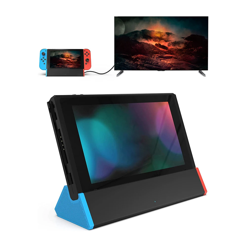 

Зарядная док-станция для телевизора, подставка, зарядное устройство для консоли, держатель порта Sup с портом LAN 1000 Мб/сек/4K, совместимый с HDMI а...