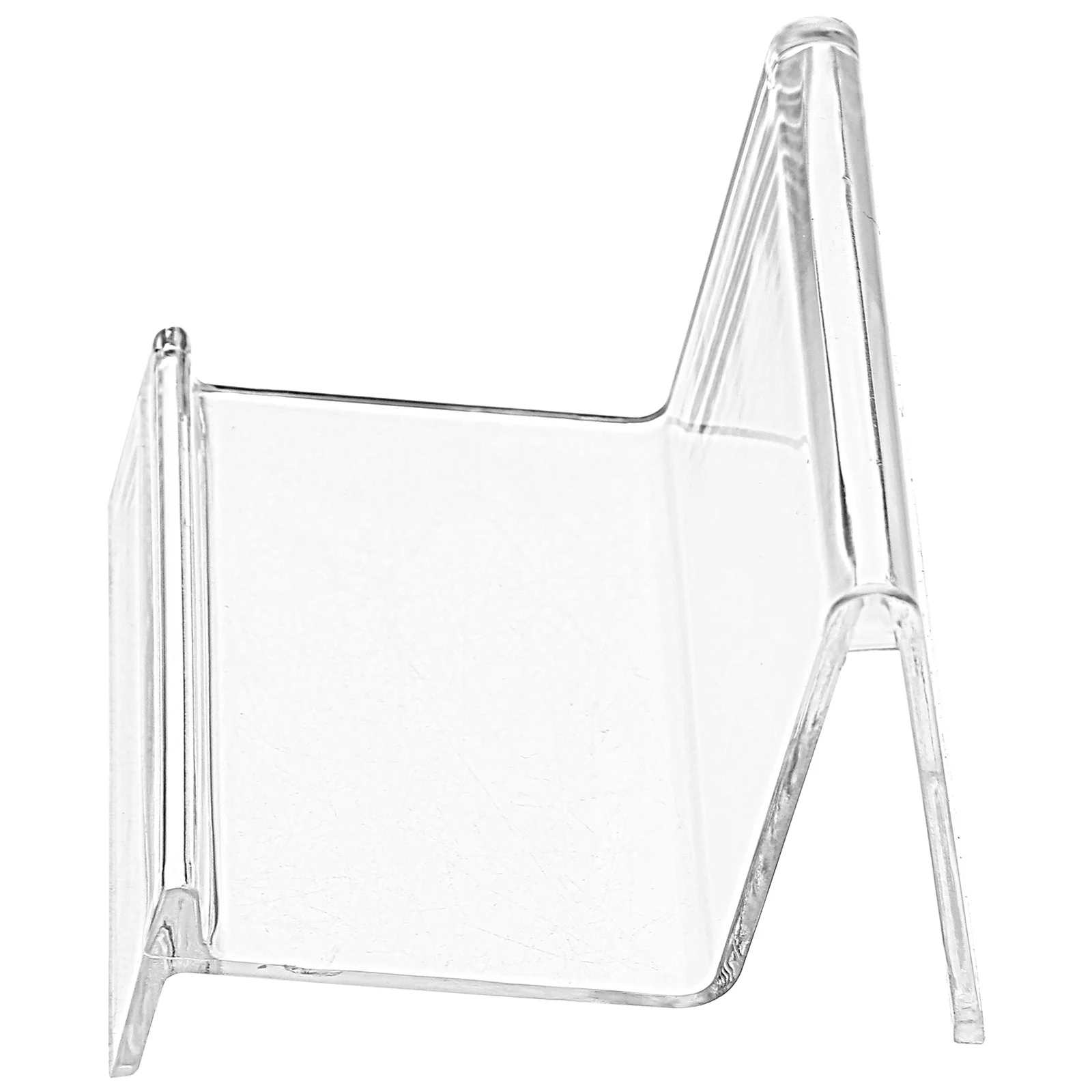 

5pcs Wallet Display Rack Sign Transparent Holder Single Layer Showing Stand