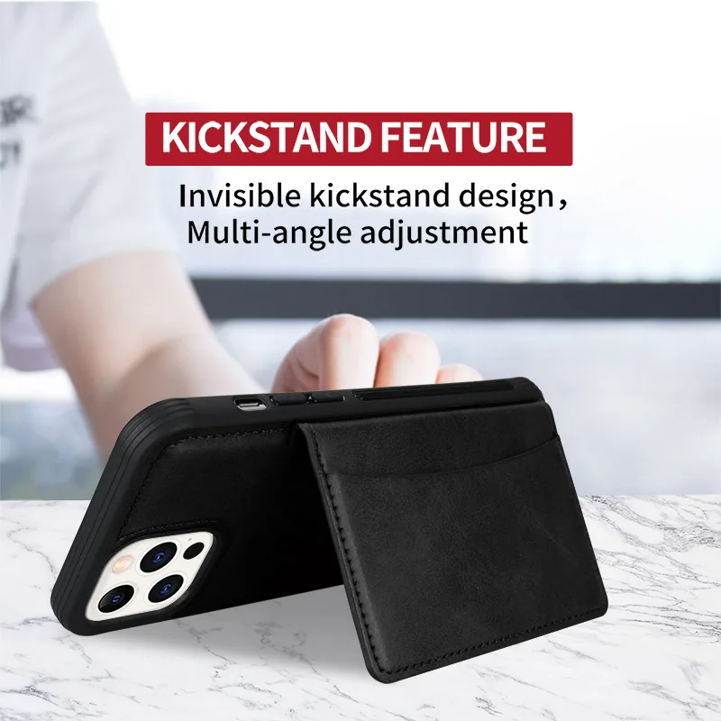 Luxury Wallet Leather Case for IPhone 12 13 11 Pro Max Cover Card Holder for IPhone XR X XS Max 7 8 14 Plus Cases Fundas Coque