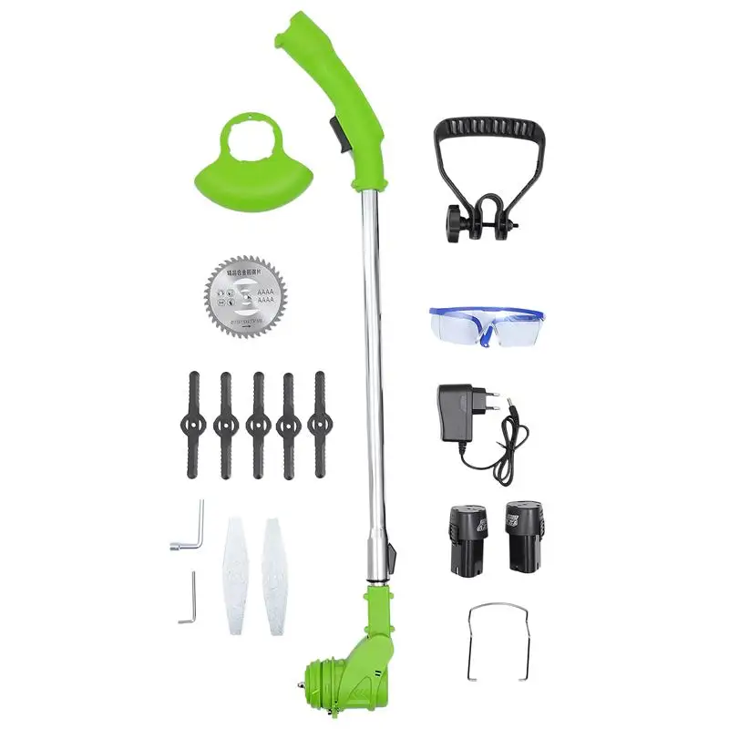 

1 Set Electric Lawn Edger Cordless Weed Eater Useful Grass Remover With EU Plug Grass Trimmer Mower Pole Chainsaw Garden Tools