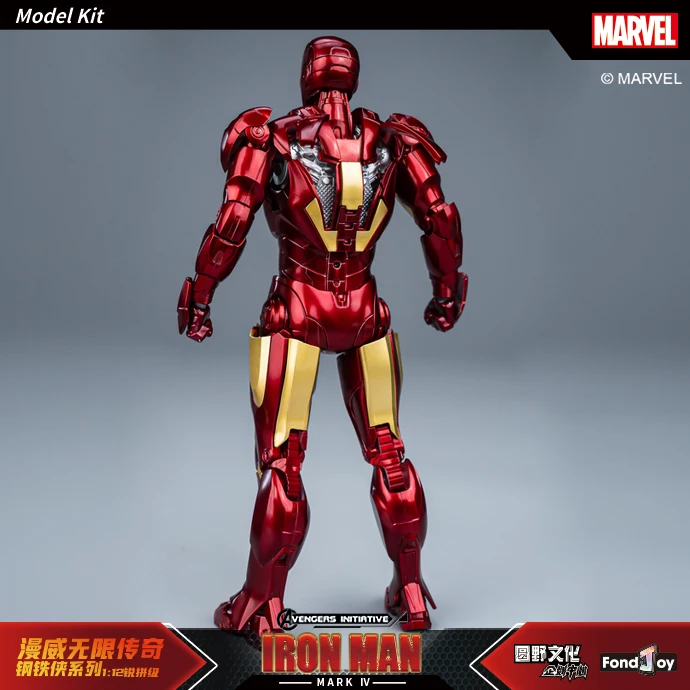 Fondjoy Fanle Официальная подлинная игрушка Iron Man Mk4 Marvel Comics собранная вручную модель