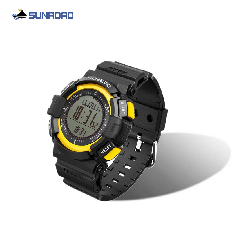 Часы наручные SUNROAD Мужские Цифровые спортивные с высотомером шагомером компасом