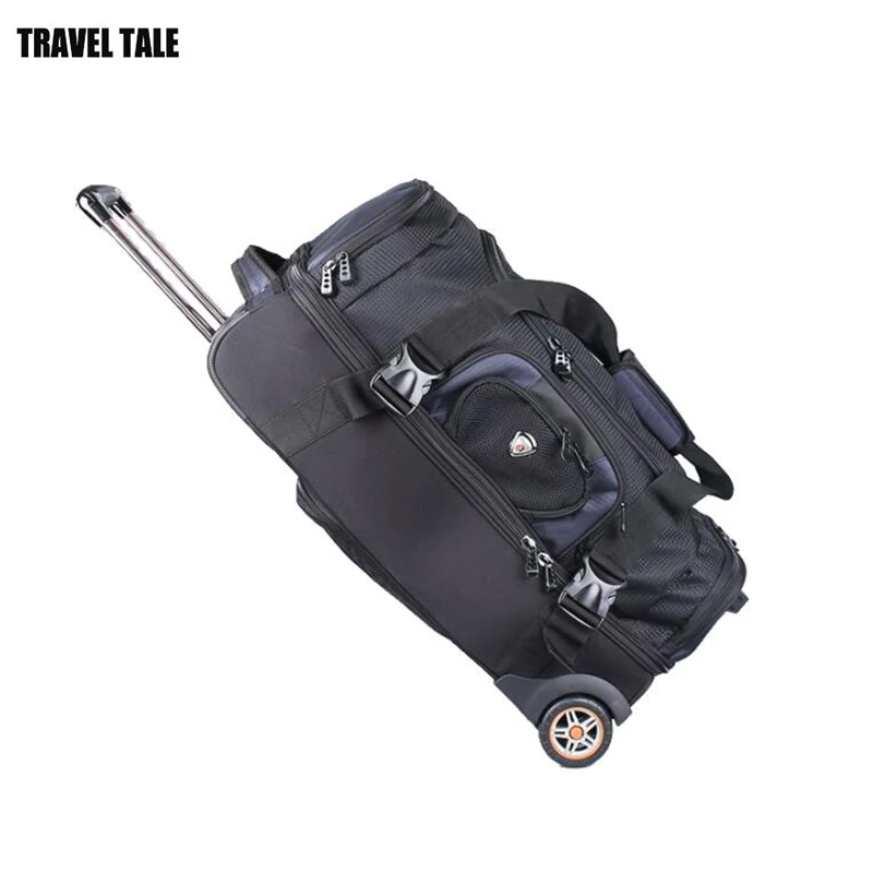 

27" 32" Inch Waterproof Big Travel Luggage Large Canvas Trolley Bag On Wheels