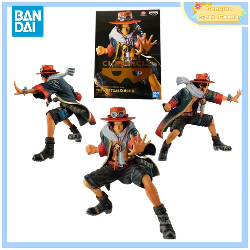 Фигурки героев аниме Bandai ONE PIECE King of Artist The Portgas D ACE коллекционные игрушки подарок
