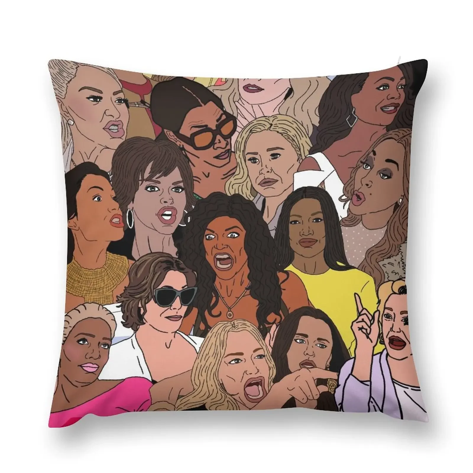 Декоративная подушка Bravo TV RHOBH RHONY RHOA RHOP