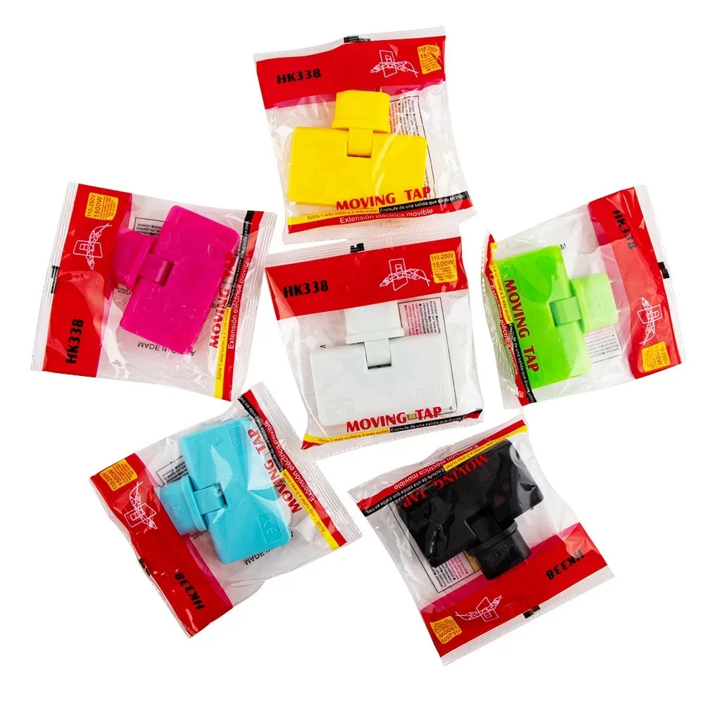 Переходник с поворотной вилкой европейского стандарта один в три удлинитель