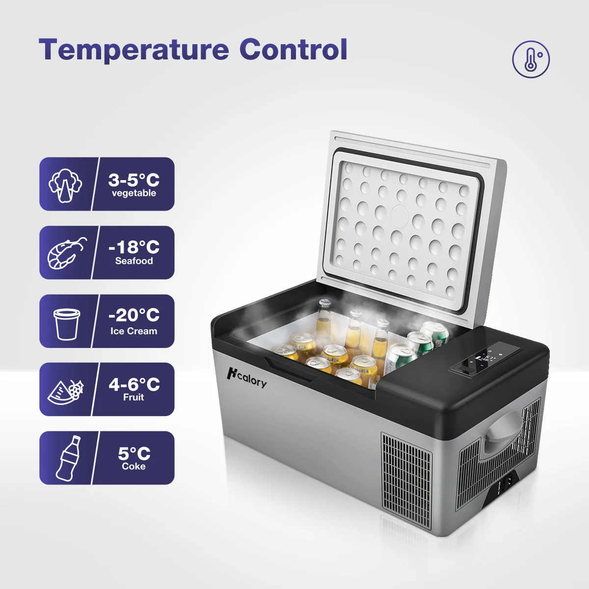 $68.40 15L 25L Car Refrigerator Freeze DC12-24V/AC220V/110V Small Compressor Fridge for Car Truck Home Picnic Mini Refrigeration