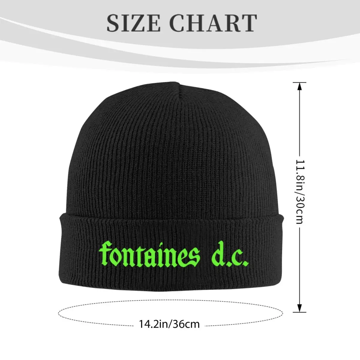 Фото Fontaines DC Band Tour 2025 теплая вязаная шапка зимняя вязаная шапка Skullies шапочки шапки в стиле хип-хоп для унисекс №2