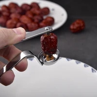 1pcs red dates corers stainless steel jujube kernel remover fruit seed core digging tools nuclear separator kitchen gadget