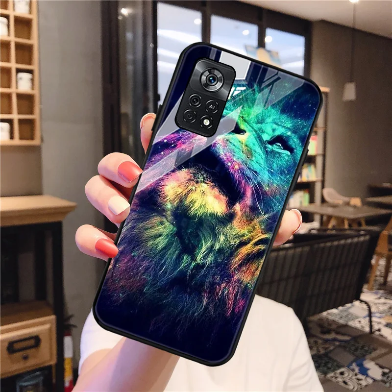 Чехол для Xiaomi Redmi Note 12 Pro чехол 11 Lite 5G NE 10T 11T 11S 9 8 Poco X5 чехлы из закаленного стекла