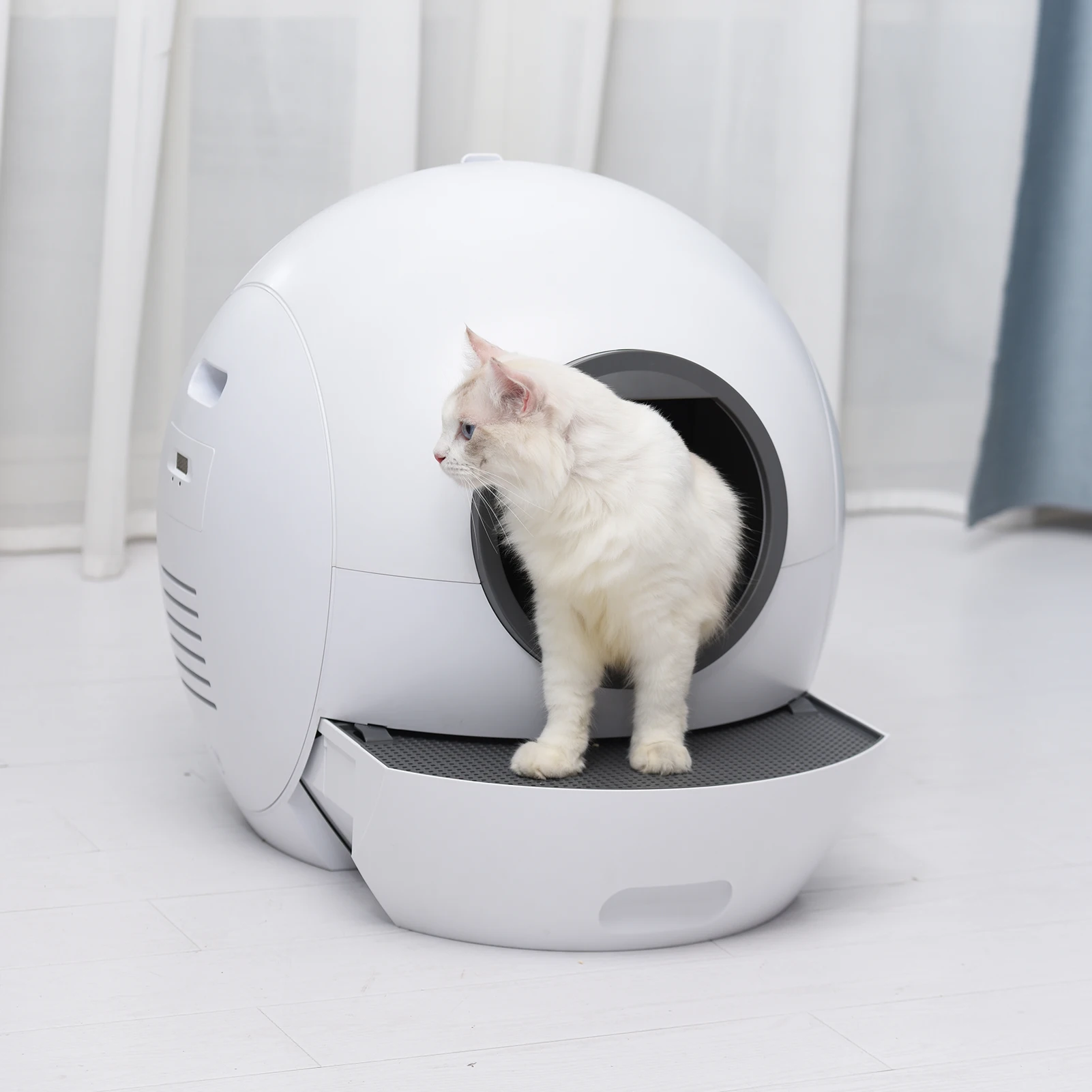 

Wifi Automatic Smart Cat Litter Box Large Cat Toilet Drawer Type Fully Closed Anti Splash Self Cleaning Litter Box Deodorant