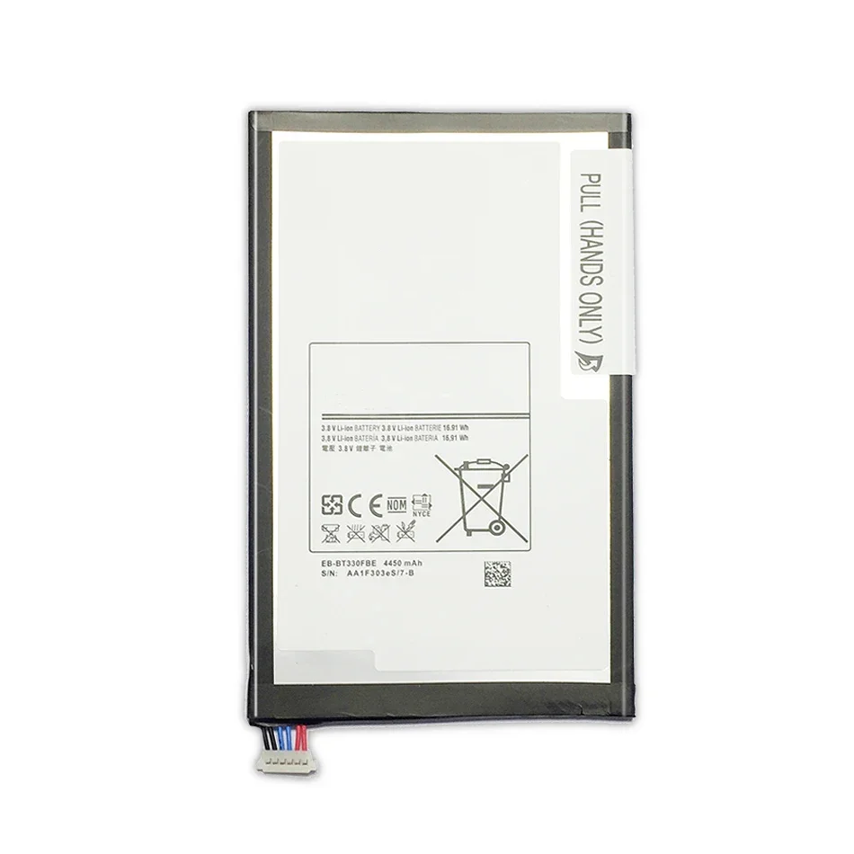 EB-BT330FBU EB-BT330FBE Аккумулятор емкостью 4450 мАч для Samsung Galaxy Tab 4 8 0 T330 T331 T335 SM-T330 SM-T331 T337 +