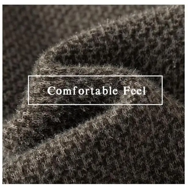 Свитер женский зимний плюшевый с круглым вырезом и