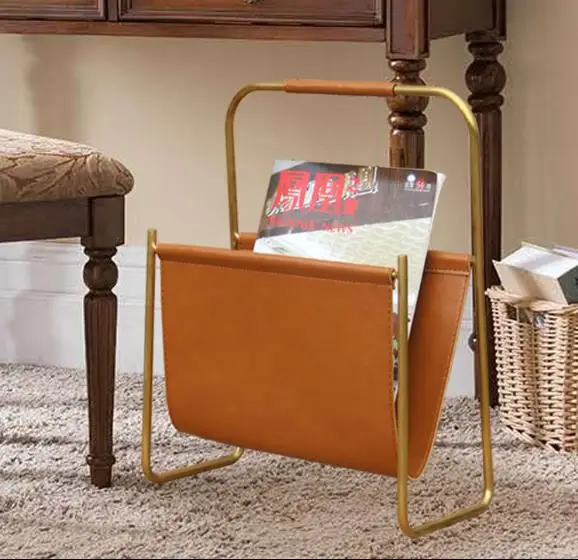 

Solid wood foldable cross living room model room soft device basket storage box magazine rack ornaments
