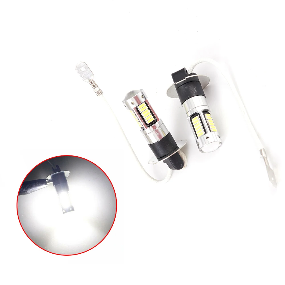 

Durable High Quality New Practical Fog Light Canbus Car Conversion Kit Dustproof Waterproof White 100W 2pcs.H3 LED