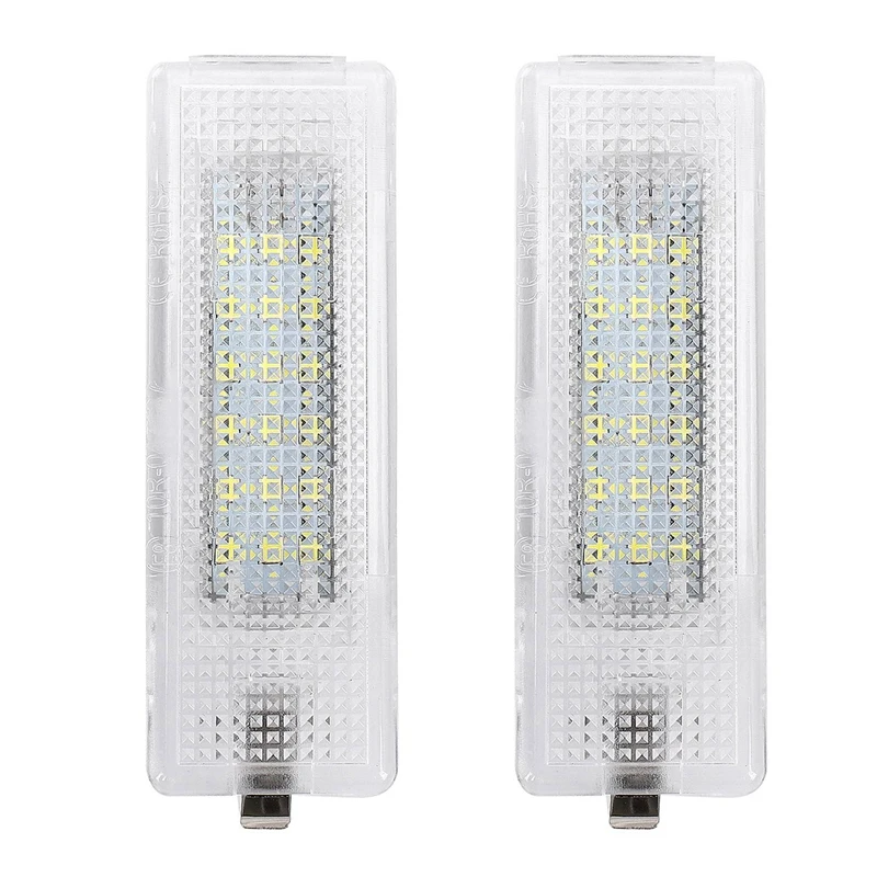 

2X LED Luggage Compartment Trunk Boot Lights 12V For VW Caddy Eos Golf Jetta Passat CC Scirocco Sharan Tiguan Touran