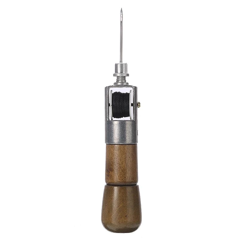 

Automatic Lock Stitching Sewing Awl Tool with Needles High Quality DIY Leather Craft Stitching Awls Leather Hole Punching Tools