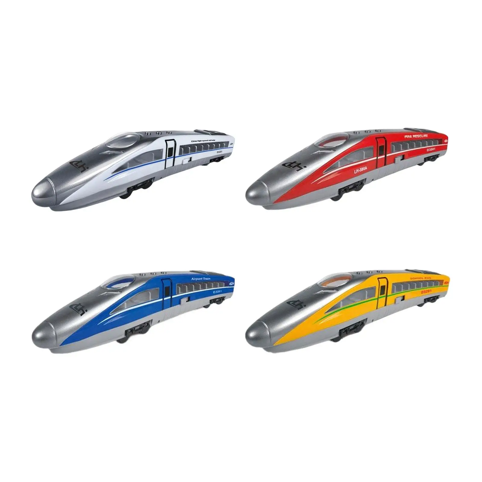 

High Speed Train Toy High Speed Train Pull Back Toy for Boys Girls Toddlers