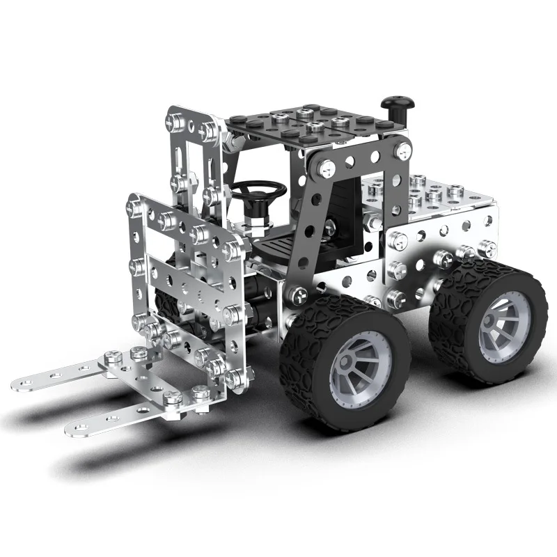 3D Трехмерная металлическая сборка Инженерная игрушка автомобиль креативная