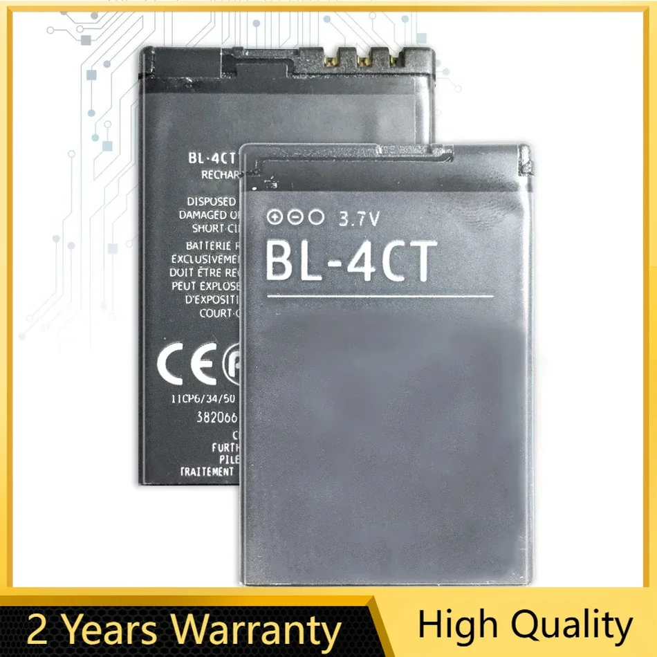 Battery BL-4CT BL4CT BL 4CT for Nokia 5310 6700S X3 X3-00 7230 7310C 5630 2720 2720A 7210C 6600F 860mAh