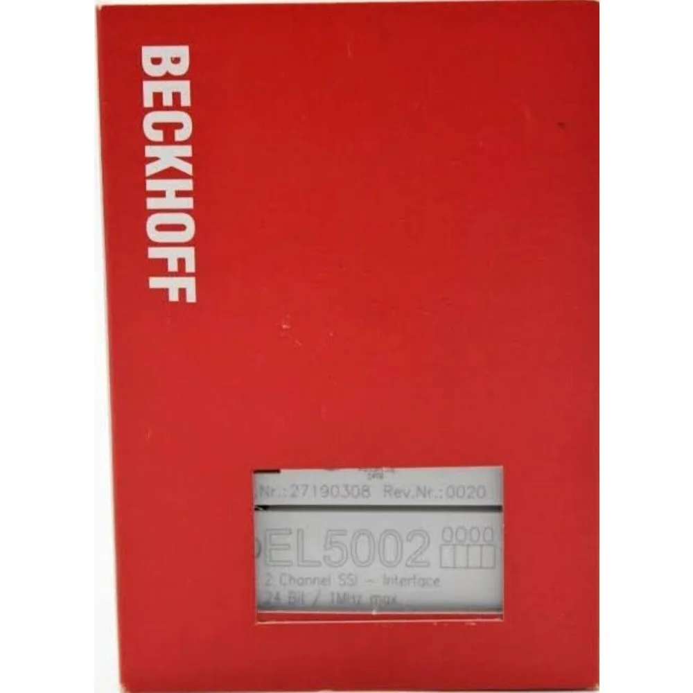 

Терминал Beckhoff EL5002 EtherCAT, 2-канальный интерфейс энкодера SSI (EL 5002) -