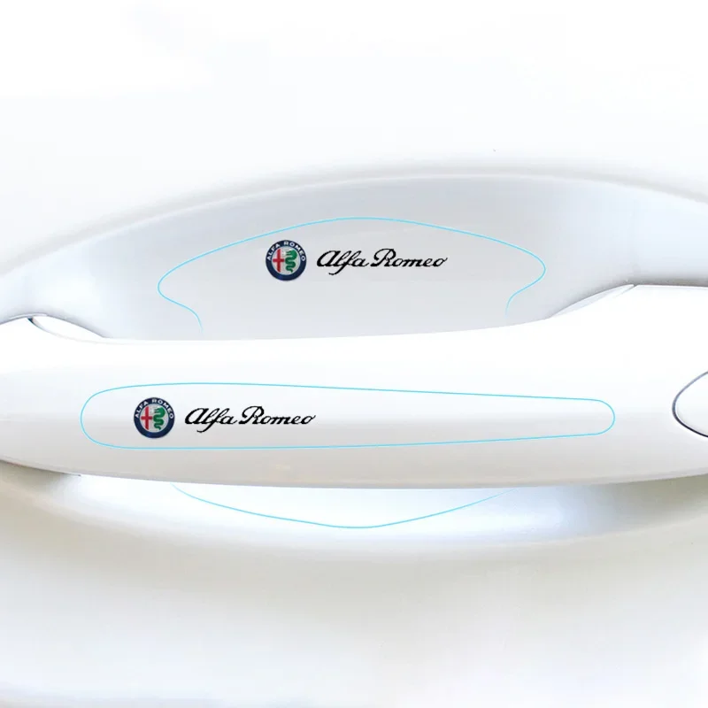 Защитные наклейки на дверную ручку пленка от царапин для Brera Spider Giulietta 155 159 Mito Giulia