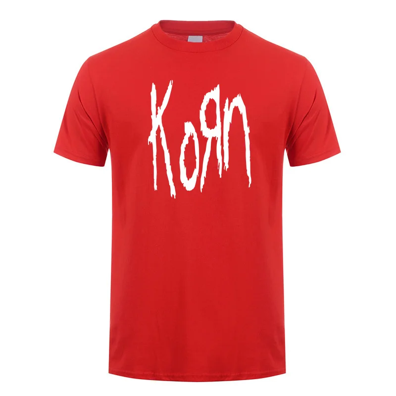 Футболка Korn мужская с коротким рукавом крутая тенниска из хлопка майка