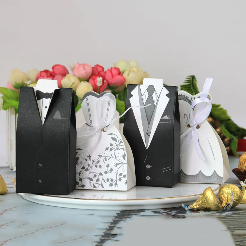 20 шт./лот Свадебная коробка конфет в европейском стиле для жениха и невесты сумки