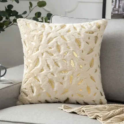

Cushion Cover Feather Fur Upholstery Cushion Pillowcase Wholesale Home Bedroom Decorative Pillowcase Sofa Pillowcase