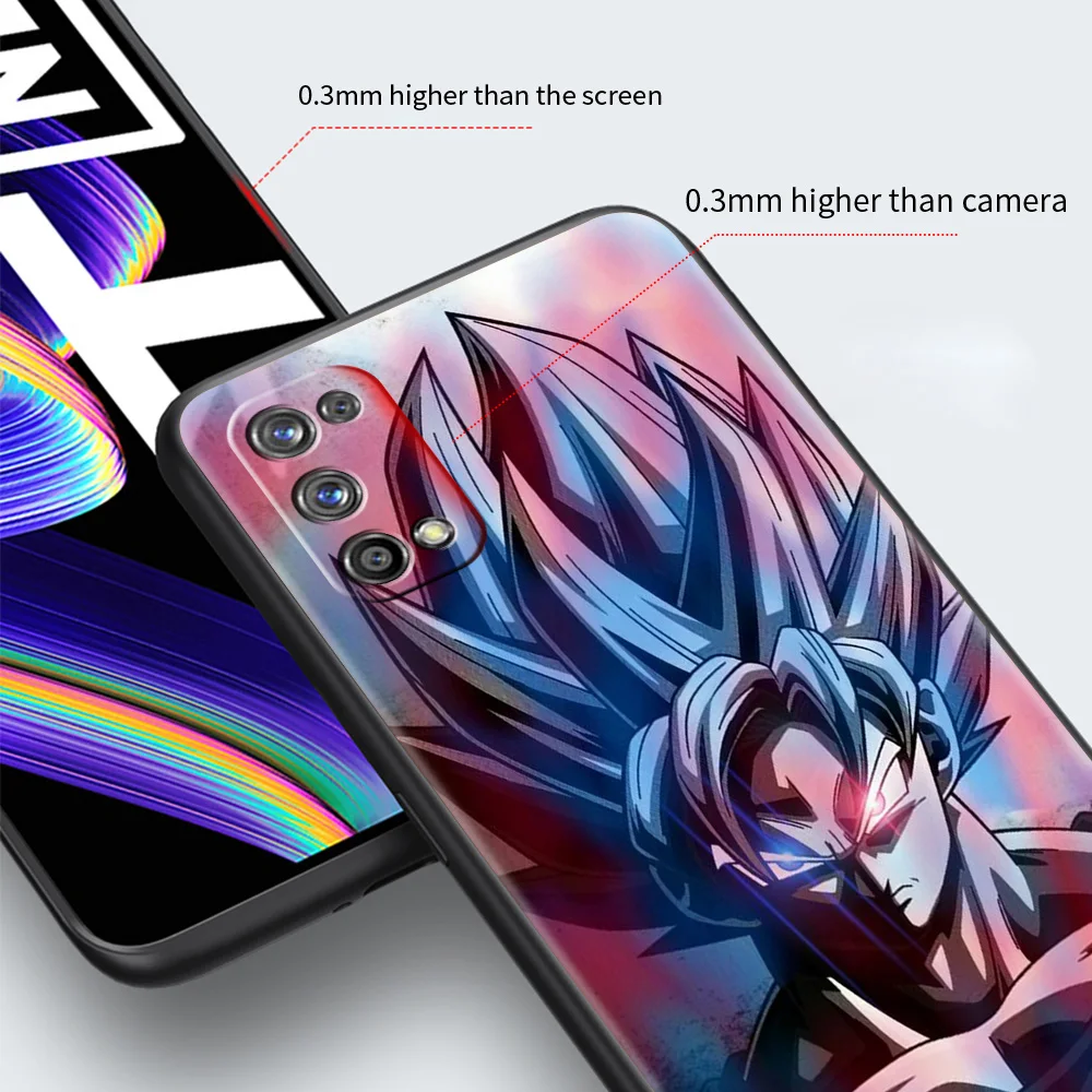 Черный чехол GOKU Dragon Ball для Realme C21 C15 8 7 6 Pro XT GT C3 C11 C12 C21Y мягкий телефона Oppo A53 A93 5G F19