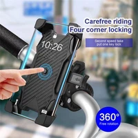 bicycle phone holder for iphone samsung huawei xiaomi motorcycle mobile phone holder bike handlebar clip stand gps mount bracket
