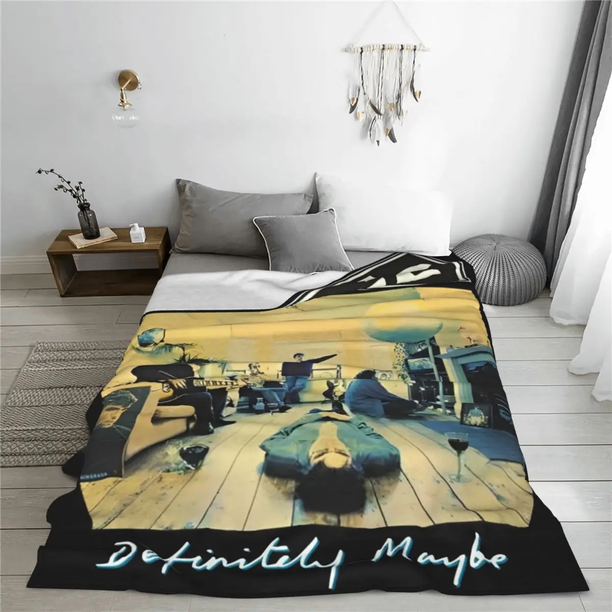 Уютное одеяло O-Oasis для рок-группы музыкальный тур декоративное покрывало дивана