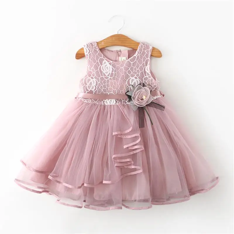 

Цветочное платье для новорожденных, новинка, летняя Милая одежда для маленьких девочек, Тюлевая кружевная Одежда для новорожденных на Рожд...
