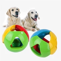 pet bell ball cat dog interactive training toy kitten scratching plastic rattle balls bite resistant puppy chew hollow ball toys