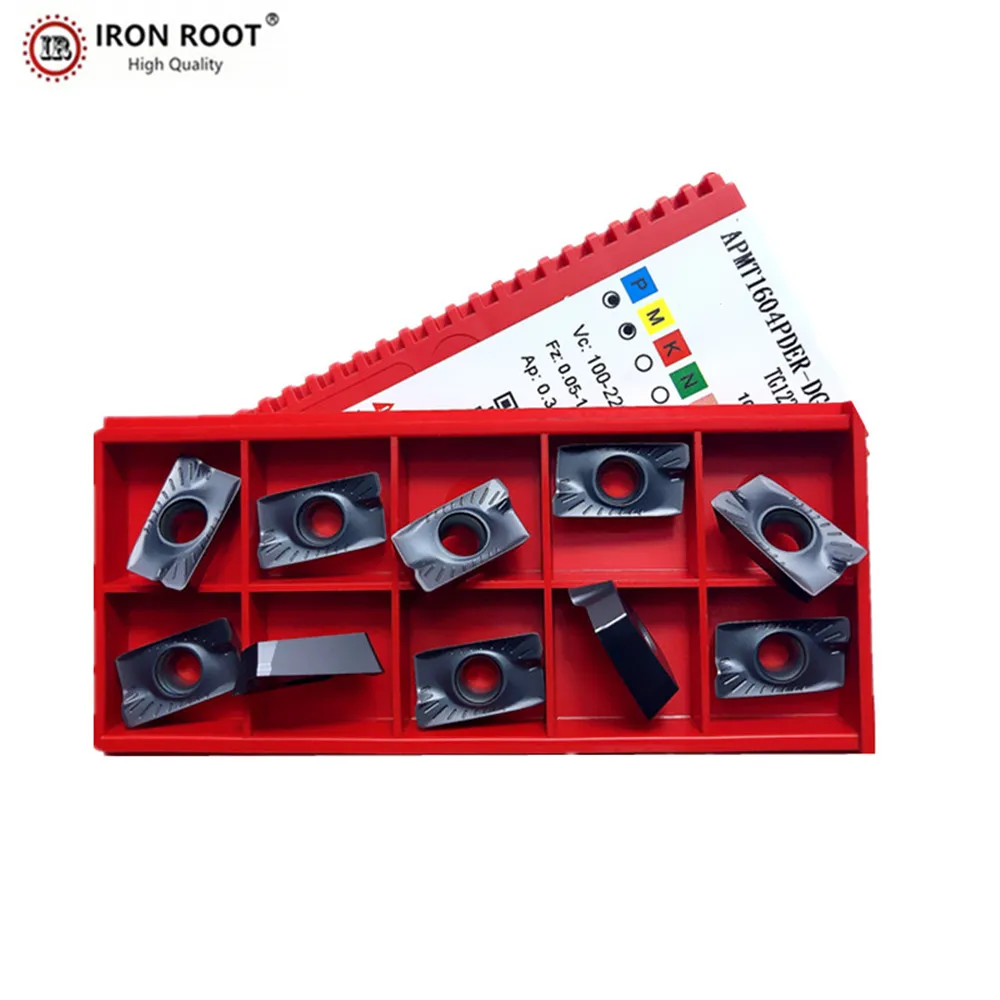 

Фрезерная вставка APMT1604PDER,APMT1604PDER APKT160408PDER TG1225, фрезерный станок с ЧПУ, токарный инструмент, фреза для BAP400,P.M.K